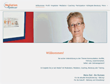 Tablet Screenshot of mediation-spielbauer.de